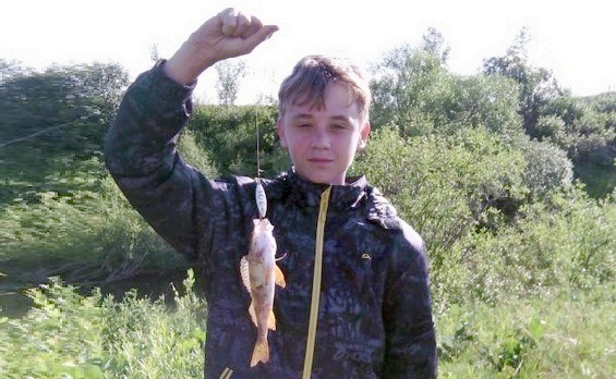 Окушок на вертушку