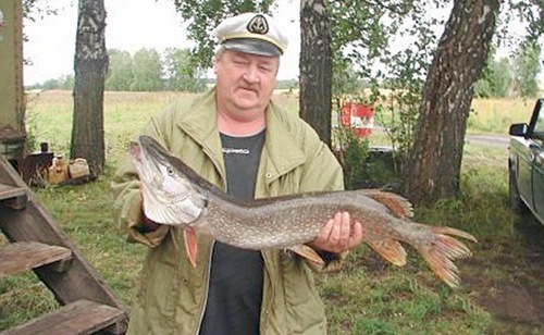Один из трофеев на Смирновском платнике