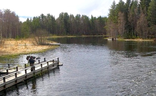 Рыбалка в Хартола, Финляндия