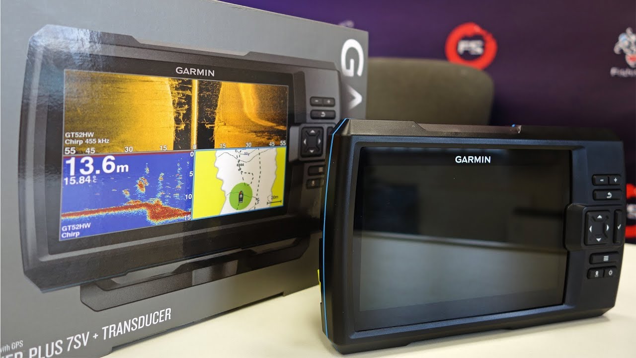Распаковка эхолота Garmin Striker Plus 7sv